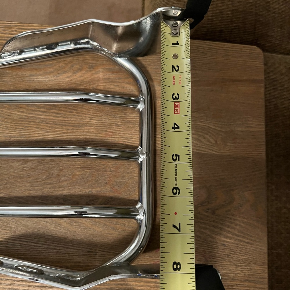 Harley Davidson Luggage Rack- Chrome - Picture 7 of 8